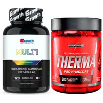 Multivitaminico 120 Caps Growth + Therma Pro 60 Cap Integral