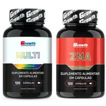 Multivitaminico 120 Caps + Zma 120 Caps Growth Supplements