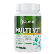 Multivitamínico 5 Minerais 12 Vitaminas Soldiers Nutrition Multivitamínico 5 Minerais 12 Vitaminas Soldiers Nutrition