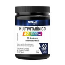 Multivitamínico A-Z 1000mg com 20 Vitaminas e Minerais 60 Cápsulas Softgel Thermo Life