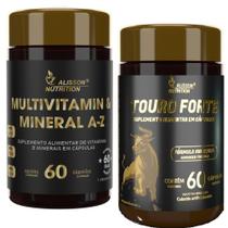 Multivitaminico AZ Touro Forte 60+60 cáps Alisson Nutrition