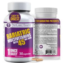 Multivitamínico bariátrico ProCare Health com ferro 45 mg 30 cápsulas