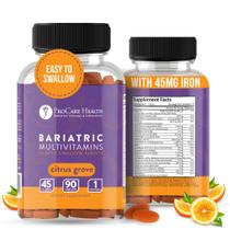 Multivitamínico bariátrico ProCare Health com ferro 45 mg 90 comprimidos Multivitamínico bariátrico ProCare Health com ferro 45 mg 90 comprimidos