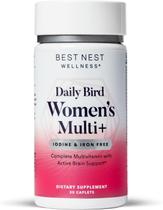 Multivitamínico Best Nest Wellness para mulheres com ferro 30 comprimidos