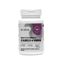 Multivitamínico Cabelo e Unha 60cps Evolve
