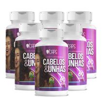 MULTIVITAMÍNICO CABELOS E UNHAS - 500mg (60 Cápsulas) +CAPS MULTIVITAMÍNICO CABELOS E UNHAS - 500mg (60 Cápsulas) +CAPS