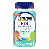 Multivitamínico Centrum Masculino Gummies Tropical Fruit 100ct