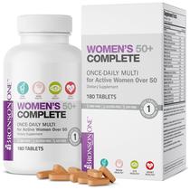 Multivitamínico e Multimineral Bronson ONE Daily Women's 50+ - 180 Tabletes