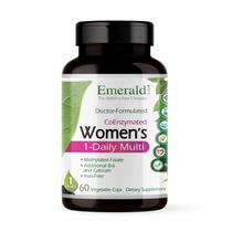 Multivitamínico EMERALD LABS para mulher, 1 dia, com cálcio, 60 cápsulas Multivitamínico EMERALD LABS para mulher, 1 dia, com cálcio, 60 cápsulas