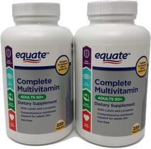 Multivitamínico Equate Mature Adult 50+ um dia 220 comprimidos