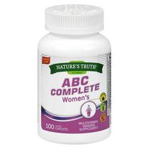 Multivitamínico Feminino Completo ABC da Nature's Truth - 200 Comprimidos (2 Pacotes)