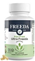 Multivitamínico FREEDA Ultra Kosher Iron Free 120 cápsulas
