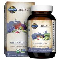 Multivitamínico Garden of Life Organics para homens 30 comprimidos