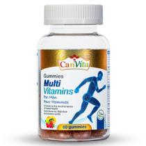 Multivitamínico Gummy Canvita para manutenção e crescimento masculino