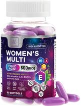 Multivitamínico Hello Lovely! Vitamina A, C, D, E e 8 B para mulheres