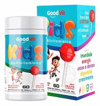 Multivitaminico Kids 60 Comprimidos Mastigaveis Good Vit Sabor:Morango Multivitaminico Kids 60 Comprimidos Mastigaveis Good Vit Sabor:Morango