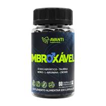 Multivitamínico Masculino 500mg Homem Academia Disposição Fitness Pré Treino 60 Cápsulas