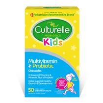 Multivitamínico mastigável e probiótico Culturelle Kids 3+ Anos 50