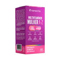 Multivitamínico Mulher de A a Z 60 Cápsulas Sanavita Multivitamínico Mulher de A a Z 60 Cápsulas Sanavita