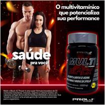 Multivitamínico Multi X Black AZ Power 1000mg 30 cápsulas softgel Com L. Arginina