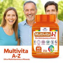 Multivitamínico Multivita AZ Ultra Multivitamínico e Minerais 60 caps. Multivitamínico Multivita AZ Ultra Multivitamínico e Minerais 60 caps.
