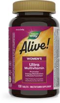 Multivitamínico Nature's Way Alive! Comprimidos Ultra 150 comprimidos diários para mulheres Multivitamínico Nature's Way Alive! Comprimidos Ultra 150 comprimidos diários para mulheres