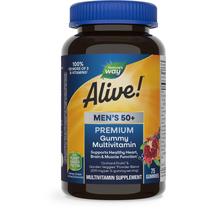 Multivitamínico Nature's Way Alive! Goma premium masculina com mais de 50 anos
