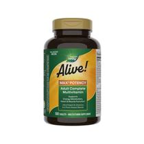 Multivitamínico Nature's Way Alive! Max3 Potency Adult 180 comprimidos