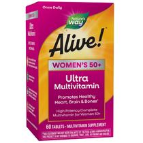 Multivitamínico Nature's Way Alive! Ultra potência feminina com mais de 50 anos Multivitamínico Nature's Way Alive! Ultra potência feminina com mais de 50 anos