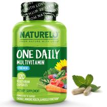 Multivitamínico NATURELO One Daily para homens 120 cápsulas vegetarianas Multivitamínico NATURELO One Daily para homens 120 cápsulas vegetarianas