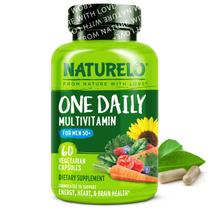 Multivitamínico NATURELO para homens, mais de 50, uma vez por dia, 60 cápsulas vegetarianas Multivitamínico NATURELO para homens, mais de 50, uma vez por dia, 60 cápsulas vegetarianas