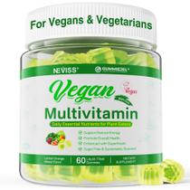 Multivitamínico NEVISS Vegan para mulheres e homens com metil B12, D3 K2