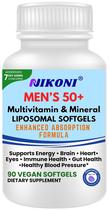 Multivitamínico Nikoni Masculino 50+ Vegano Lipossomal 90 Cápsulas Softgel Multivitamínico Nikoni Masculino 50+ Vegano Lipossomal 90 Cápsulas Softgel