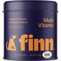 Multivitamínico para cães Finn All-in-1 Everyday 90 Soft Chews Multivitamínico para cães Finn All-in-1 Everyday 90 Soft Chews