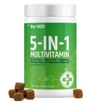 Multivitamínico para cães Pet MD 5 em 1 120 Soft Chews 480 g