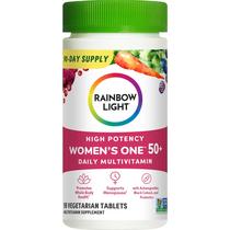 Multivitamínico Rainbow Light para mulheres com mais de 50 anos com vitamina C, D e zinco Multivitamínico Rainbow Light para mulheres com mais de 50 anos com vitamina C, D e zinco