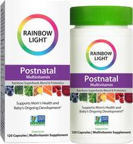 Multivitamínico Rainbow Light Vibrance Postnatal 120 comprimidos Multivitamínico Rainbow Light Vibrance Postnatal 120 comprimidos
