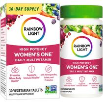 Multivitamínico Rainbow Light Womens One de alta potência 30 comprimidos