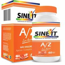 Multivitamínico Sinevit AZ 60 Cápsulas Vitaminas A, C, D, Complexo B Ferro, Zinco e Manganês Energia, Imunidade e Vitalidade