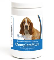Multivitamínico Soft Chew para raças saudáveis de Basset Hound Multivitamínico Soft Chew para raças saudáveis de Basset Hound