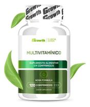 Multivitamínico Vegano 120comprimidos Growth Supplements Sem Sabor Multivitamínico Vegano 120comprimidos Growth Supplements Sem Sabor