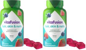 Multivitamínico Vitafusion Hair Skin Nails com biotina 270 ct