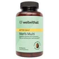 Multivitamínico WellWithAll para homens com zinco, vitamina D, B12 e K2 Multivitamínico WellWithAll para homens com zinco, vitamina D, B12 e K2