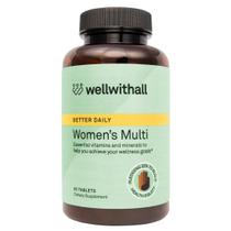 Multivitamínico WellWithAll para Mulheres 60 Comprimidos Sem Alérgenos Multivitamínico WellWithAll para Mulheres 60 Comprimidos Sem Alérgenos