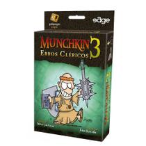 Munchkin 3 Erros Clericos Expansão de Jogo de Cartas Galapagos MUN003