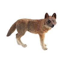 Mundo Animal Infantil Lobo Rugido Pequeno Lobo Ártico Cinza Modelo Cognitivo Brinquedo Decorativo