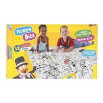 Mundo Bita Tapete Para Colorir Com Giz De Cera - 8706 - FUN