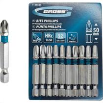 Mundo Das Ferramentas Bits Phillips Gross S2(Ph3)X 50Mm C/10 Mundo Das Ferramentas Bits Phillips Gross S2(Ph3)X 50Mm C/10