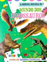 Mundo dos dinossauros - livro quebra cabeça - PE DA LETRA **