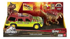 Mundo Jurássico Veículo E Dinossauro Jurassic World - Hnd20 - Mattel